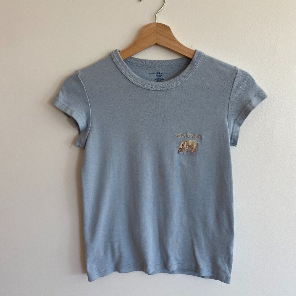 Brandy Melville blue bear tee